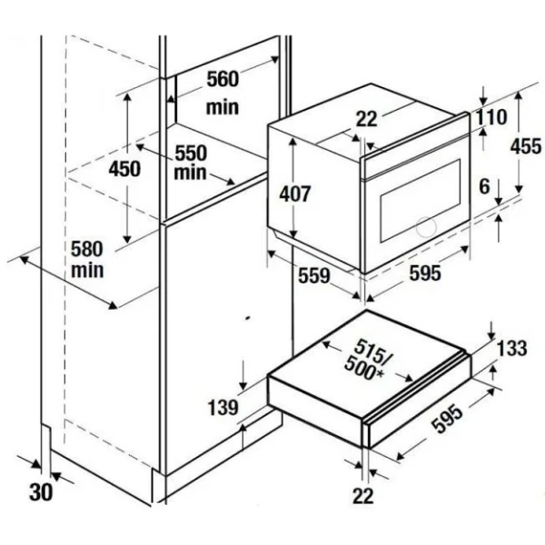 Встраиваемый подогреватель посуды Kuppersbusch CSW 6800.0 G7 Copper купить в Москве
