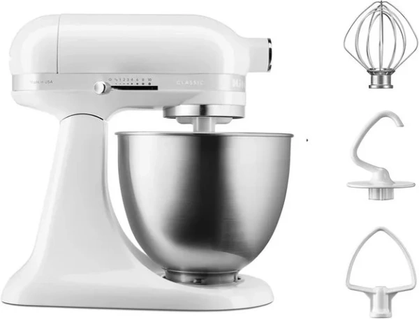 Планетарный миксер KitchenAid CLASSIC 5KSM3310XEWH купить в Москве с доставкой
