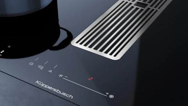 Варочная панель с вытяжкой Kuppersbusch KMI 8590.0 SR Stainless Steel купить в Москве с доставкой
