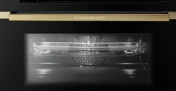 Компактный духовой шкаф с микроволнами Kuppersbusch CBM 6550.0 S4 Gold купить в Москве
