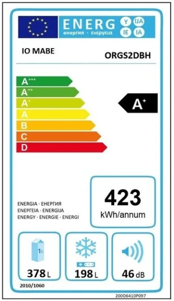 Холодильник IO MABE ORGS2DBHF 60 купить в Москве