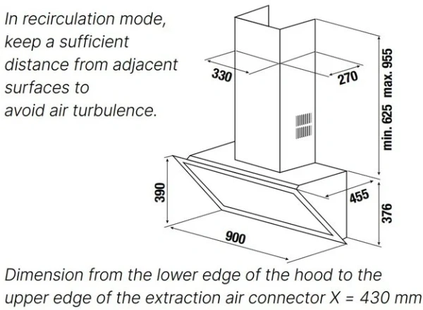 Вытяжка Kuppersbusch DW 9880.0 S8 Hot Chili купить в Москве
