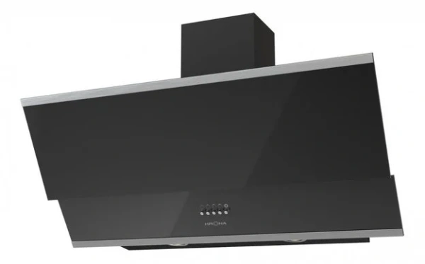 Вытяжка KRONA IRIDA 900 black push button купить в Москве
