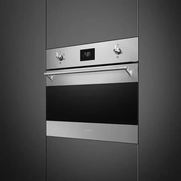 Встраиваемая микроволновая печь Smeg SO4301M0X купить в Москве
