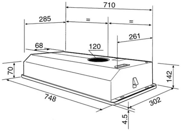 Вытяжка Smeg KSEG72 купить в Москве
