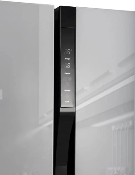 Холодильник Hyundai CS6503FV белое стекло купить в Москве
