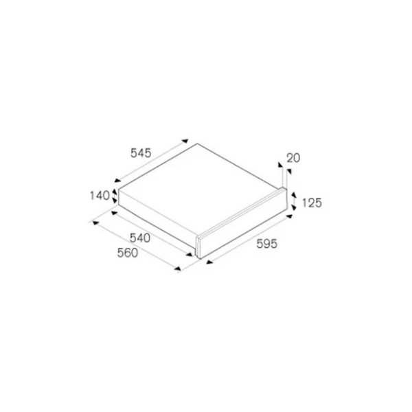 Встраиваемый ящик для подогрева Bertazzoni WD60ND купить в Москве
