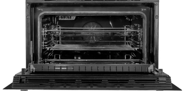 Компактный духовой шкаф с микроволнами Kuppersbusch CBM 6350.0 GPH 2 Black Chrome купить в Москве
