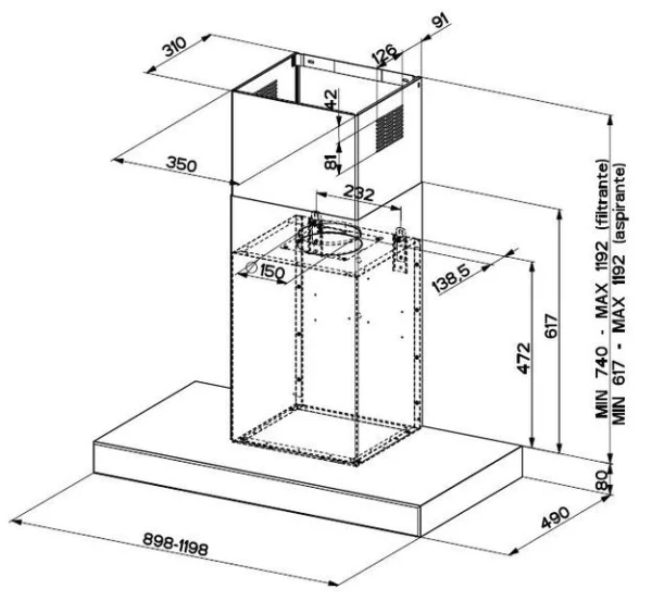 Вытяжка Faber Reflex 3PH X A90 Logic купить в Москве

