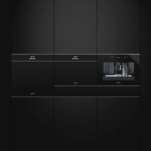 Духовой шкаф комбинированный с микроволновой печью Smeg SF4604PMCNX купить в Москве
