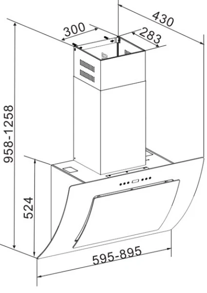 Вытяжка Zigmund Shtain K 217.91 B купить в Москве
