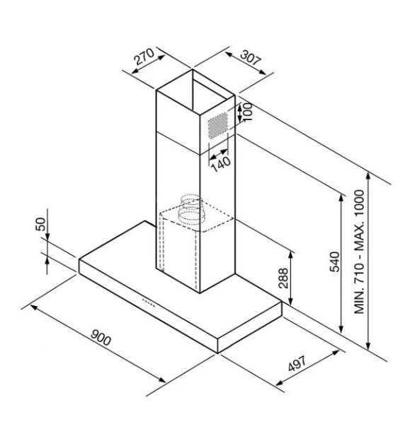 Вытяжка Smeg KS905BXE2 купить в Москве
