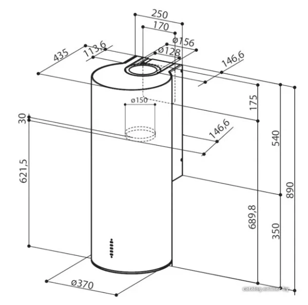Вытяжка Faber Flow IX 37 купить в Москве

