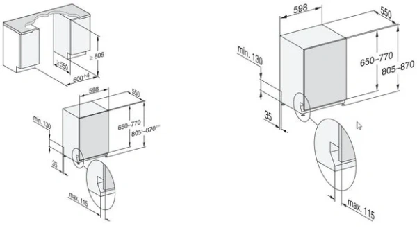 Встраиваемая посудомоечная машина Miele G 7760 SCVi AutoDos купить в Москве