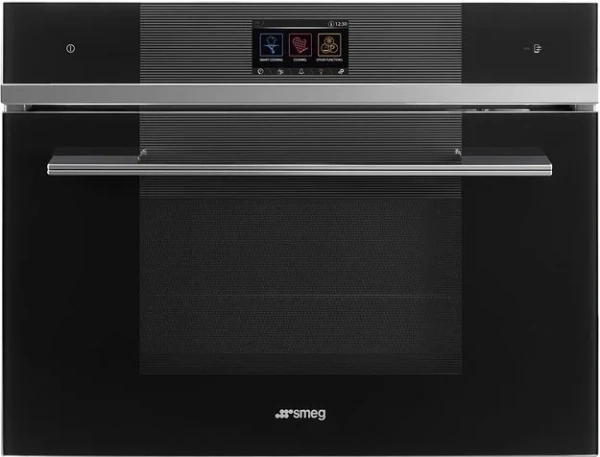 Компактный духовой шкаф с пароваркой Smeg SF4104WVCPN купить в Москве
