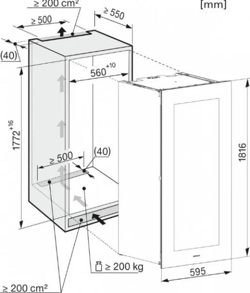 Винный холодильник Miele KWT 6722 iGS OBSW купить в Москве