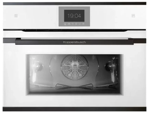 Компактный духовой шкаф с паром Kuppersbusch CBD 6550.0 W2 Black Chrome купить в Москве