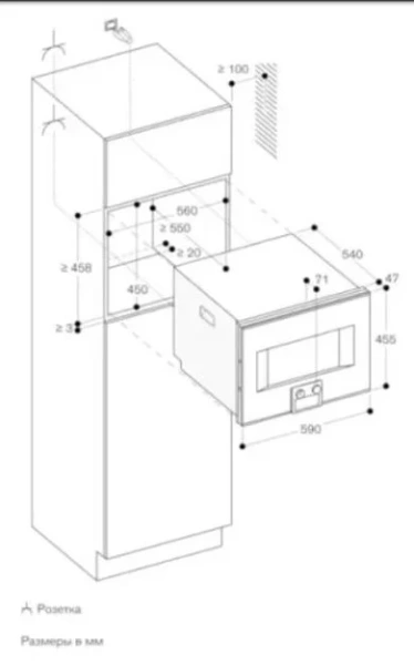 Комбинированный духовой шкаф-пароконвектомат Gaggenau BS455111 купить в Москве
