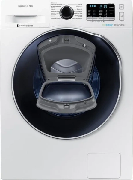 Стирально-сушильная машина Samsung WD 80K5410 OW купить в Москве