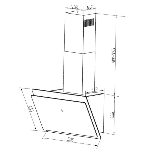 Кухонная вытяжка MAUNFELD Emmy 60 бежевый купить в Москве
