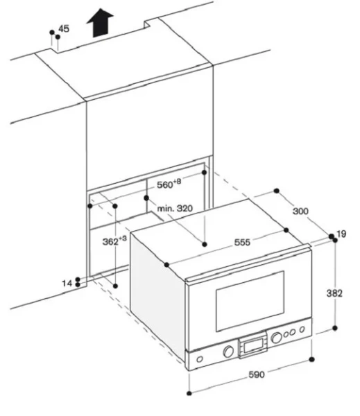 Микроволновая печь Gaggenau BM 221-130 купить в Москве
