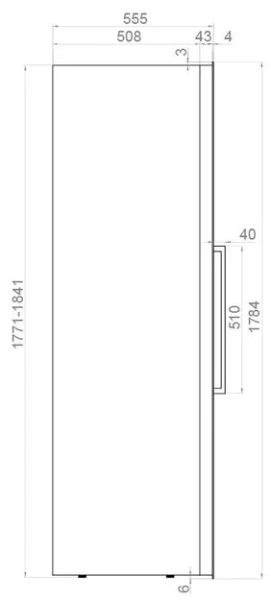 Встраиваемый винный шкаф Pando PVMAV 178-112CRR купить в Москве