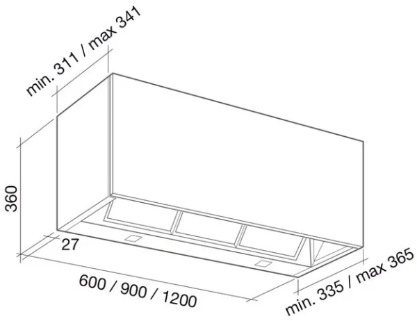 Вытяжка Falmec Integrata 60 ix (600) купить в Москве
