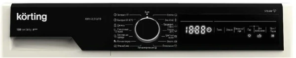 Узкая стиральная машина с паром Korting KWM 42LS1267 B купить в Москве