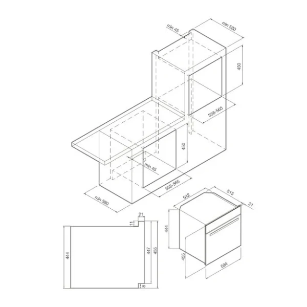 Духовой шкаф Graude BWG 45.0 S купить в Москве
