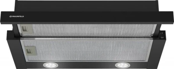 Встраиваемая кухонная вытяжка MAUNFELD VS Fast 60 черный купить в Москве
