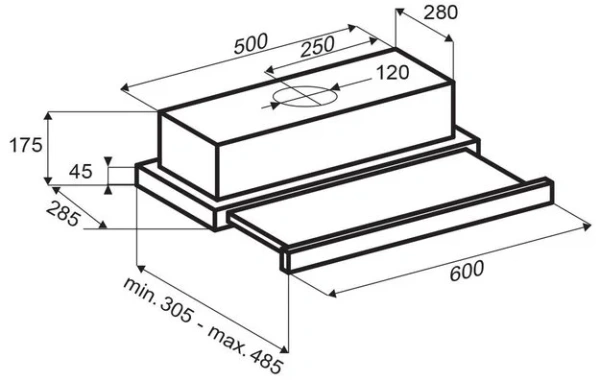 Вытяжка Zigmund Shtain K 010.4 B купить в Москве

