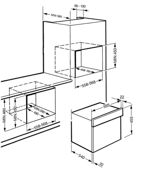 Микроволновая печь Smeg C45MB2 купить в Москве
