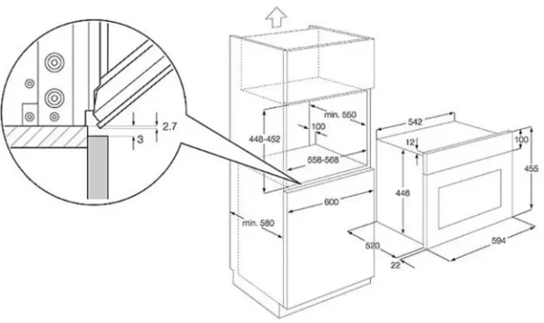 Духовой шкаф AEG KE7415001M купить в Москве
