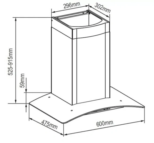 Вытяжка Zigmund Shtain K 246.61 W купить в Москве
