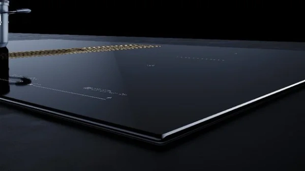 Варочная панель с вытяжкой Kuppersbusch KMI 8590.0 SR Gold купить в Москве с доставкой
