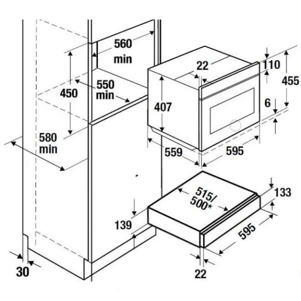 Встраиваемый подогреватель посуды Kuppersbusch CSW 6800.0 G5 Black Velvet купить в Москве
