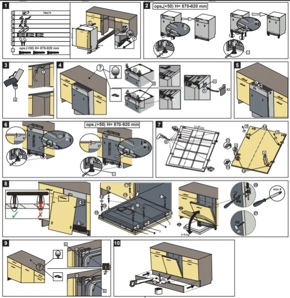 Встраиваемая посудомоечная машина Jacky`s JD FB5301 купить в Москве