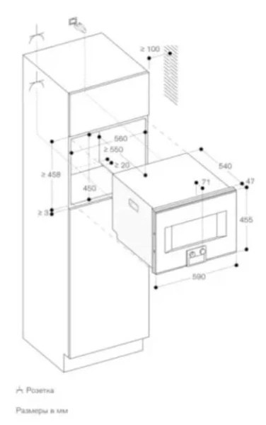Комбинированный духовой шкаф-пароконвектомат Gaggenau BS451101 купить в Москве
