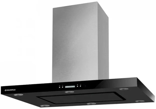 Вытяжка Maunfeld HARBOUR Glass (Isla) 90 INOX Glass Black купить в Москве
