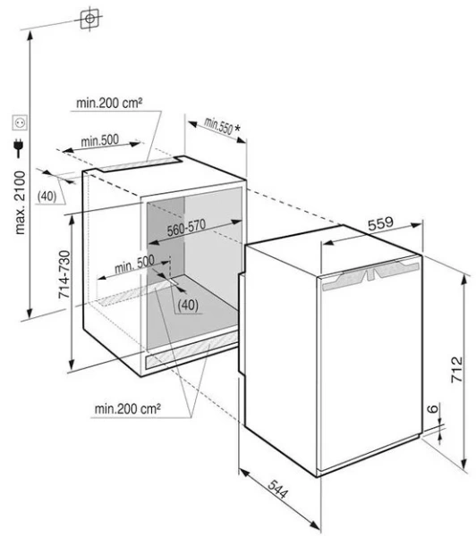 Холодильник Liebherr SBS 33I3 купить в Москве