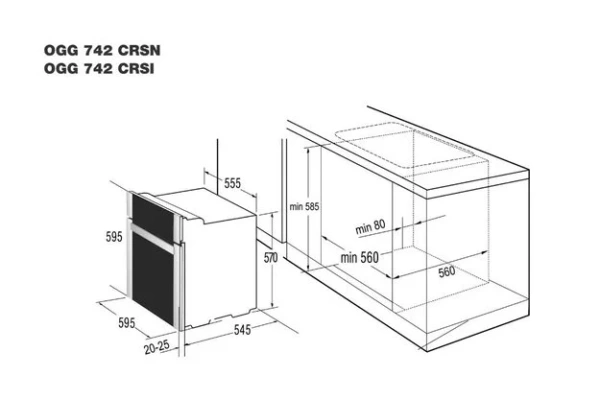 Духовой шкаф Korting OGG 742 CRSI купить в Москве
