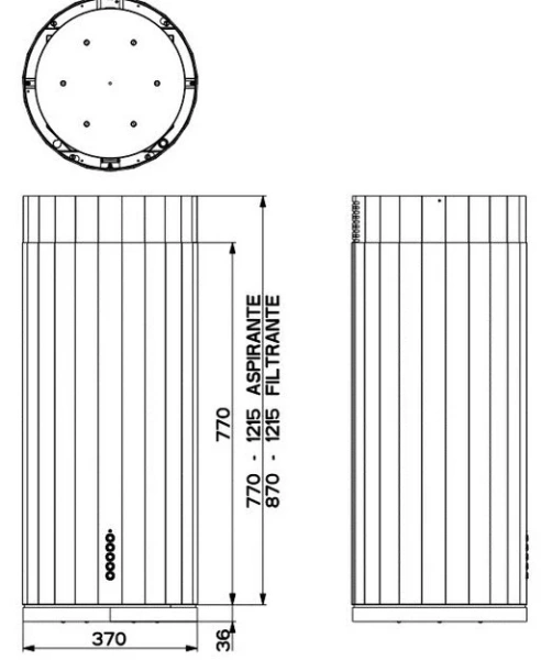 Вытяжка Faber CORINTHIA ISOLA EV8P X/OM A37 купить в Москве
