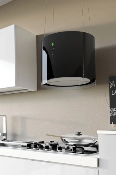 Вытяжка Falmec Eolo isola 45 (450) (с системой E.ion) ECP black купить в Москве
