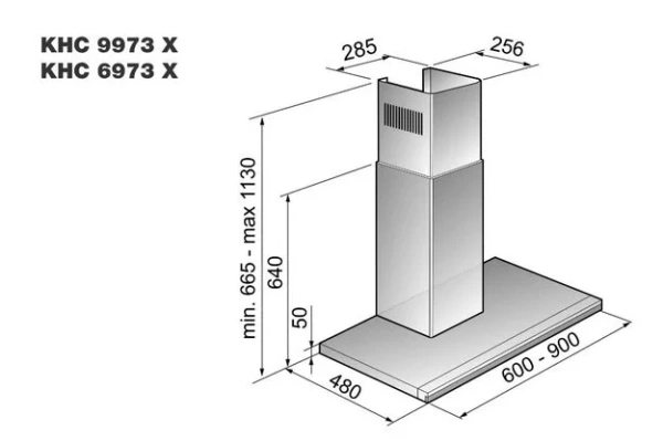 Вытяжка Korting KHC 9973 X купить в Москве

