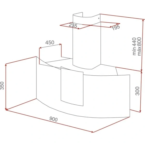 Вытяжка Teka DU 90 купить в Москве

