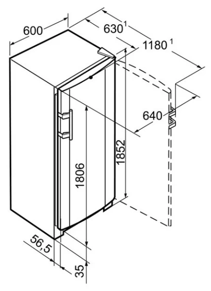 Холодильник Liebherr KBbs 4260 Premium купить в Москве