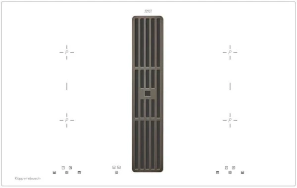 Варочная панель с вытяжкой Kuppersbusch KMI 8500.0 WR Black Chrome купить в Москве