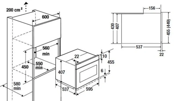 Встраиваемая микроволновая печь Kuppersbusch CM 6330.0 S4 Gold купить в Москве
