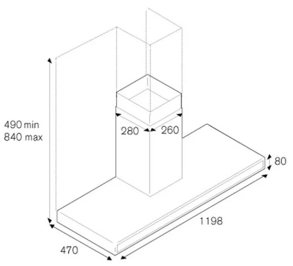 Вытяжка Bertazzoni KG120CONXA купить в Москве
