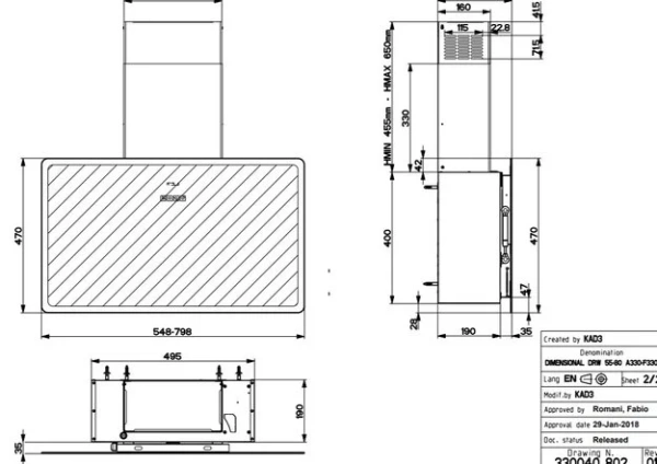 Вытяжка Faber GLAM FIT 80 WH купить в Москве
